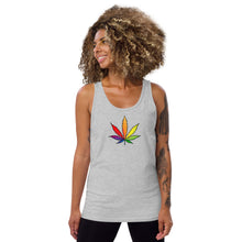 Load image into Gallery viewer, Cannabis Pride Unisex Tank Top