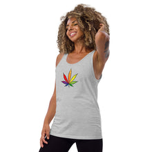 Load image into Gallery viewer, Cannabis Pride Unisex Tank Top