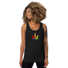 Load image into Gallery viewer, Cannabis Pride Unisex Tank Top