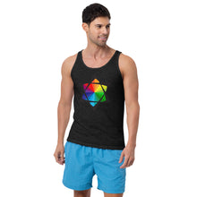 Load image into Gallery viewer, Pride Star of David Unisex Tank Top