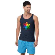 Load image into Gallery viewer, Pride Star of David Unisex Tank Top
