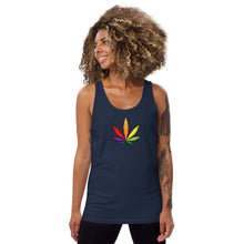 Load image into Gallery viewer, Cannabis Pride Unisex Tank Top
