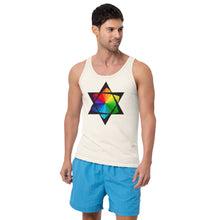 Load image into Gallery viewer, Pride Star of David Unisex Tank Top