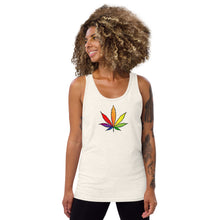 Load image into Gallery viewer, Cannabis Pride Unisex Tank Top