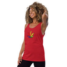 Load image into Gallery viewer, Cannabis Pride Unisex Tank Top