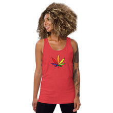 Load image into Gallery viewer, Cannabis Pride Unisex Tank Top