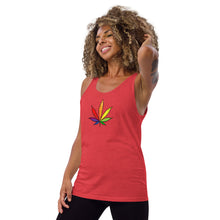 Load image into Gallery viewer, Cannabis Pride Unisex Tank Top