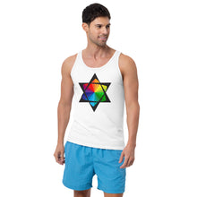 Load image into Gallery viewer, Pride Star of David Unisex Tank Top