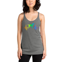 Load image into Gallery viewer, Women's Racerback Labrador Heartbeat Tank