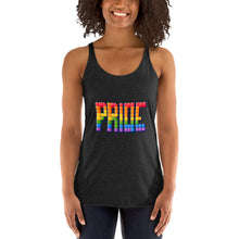 Load image into Gallery viewer, Women's Racerback Tetrus Pride Tank