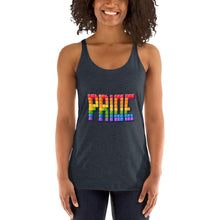 Load image into Gallery viewer, Women's Racerback Tetrus Pride Tank