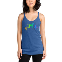 Load image into Gallery viewer, Women's Racerback Labrador Heartbeat Tank