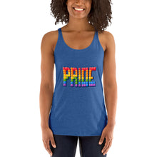Load image into Gallery viewer, Women's Racerback Tetrus Pride Tank