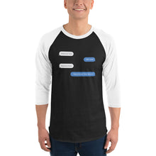 Load image into Gallery viewer, Drop Me a Pin 3/4 Baseball T-Shirt
