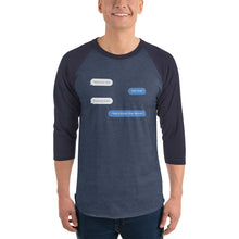 Load image into Gallery viewer, Drop Me a Pin 3/4 Baseball T-Shirt