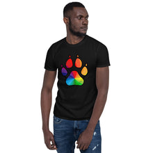 Load image into Gallery viewer, Rainbow Bear Paw Short-Sleeve T-Shirt