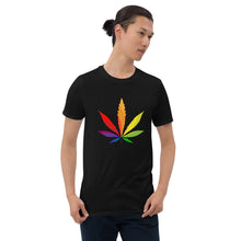 Load image into Gallery viewer, Rainbow Cannabis Short-Sleeve T-Shirt