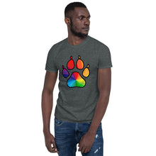 Load image into Gallery viewer, Rainbow Bear Paw Short-Sleeve T-Shirt
