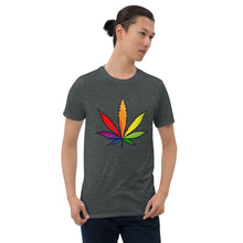 Load image into Gallery viewer, Rainbow Cannabis Short-Sleeve T-Shirt
