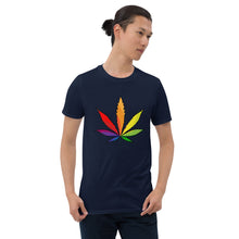 Load image into Gallery viewer, Rainbow Cannabis Short-Sleeve T-Shirt