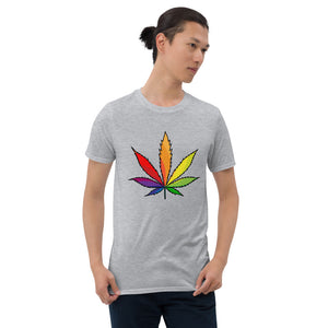 Rainbow Cannabis Short-Sleeve T-Shirt