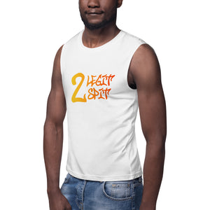 2 Legit Orange Muscle Shirt