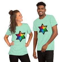 Load image into Gallery viewer, Rainbow of David Short Sleeve T-Shirt