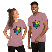 Load image into Gallery viewer, Rainbow of David Short Sleeve T-Shirt