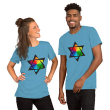Load image into Gallery viewer, Rainbow of David Short Sleeve T-Shirt