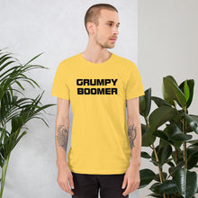 Load image into Gallery viewer, Grumpy Boomer Short Sleeve T-Shirt - Black on Light