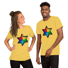 Load image into Gallery viewer, Rainbow of David Short Sleeve T-Shirt