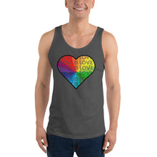 Load image into Gallery viewer, Love is Love is Love Unisex Tank Top