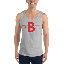 Load image into Gallery viewer, nuBar Original Logo Unisex Tank Top - Black on Light