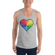 Load image into Gallery viewer, Love is Love is Love Unisex Tank Top