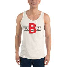 Load image into Gallery viewer, nuBar Original Logo Unisex Tank Top - Black on Light