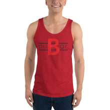 Load image into Gallery viewer, nuBar Original Logo Unisex Tank Top - Black on Light