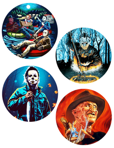 Superhero and Pop Culture Coasters (Sold as a Set of 4)