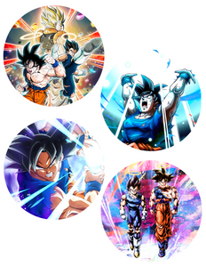 Superhero and Pop Culture Coasters (Sold as a Set of 4)