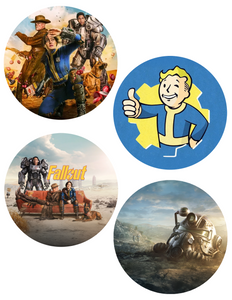 Superhero and Pop Culture Coasters (Sold as a Set of 4)