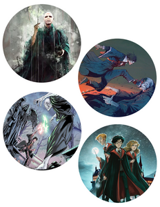 Superhero and Pop Culture Coasters (Sold as a Set of 4)