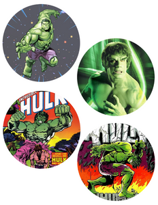 Superhero and Pop Culture Coasters (Sold as a Set of 4)