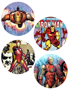 Superhero and Pop Culture Coasters (Sold as a Set of 4)