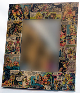 Large Superhero Collage Frame - 8" X 10"