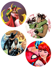 Load image into Gallery viewer, Superhero and Pop Culture Coasters (Sold as a Set of 4)
