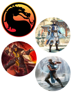 Superhero and Pop Culture Coasters (Sold as a Set of 4)