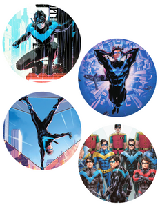 Superhero and Pop Culture Coasters (Sold as a Set of 4)