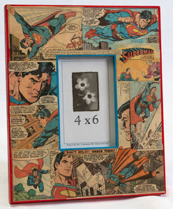 Small Superhero Collage Frame -  4" x 6"