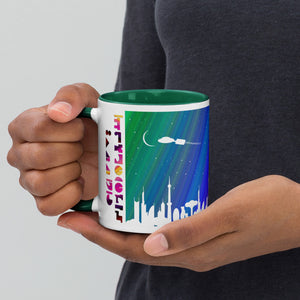 30th Century Metropolis Mug with Color Inside