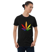 Load image into Gallery viewer, Rainbow Cannabis Short-Sleeve T-Shirt
