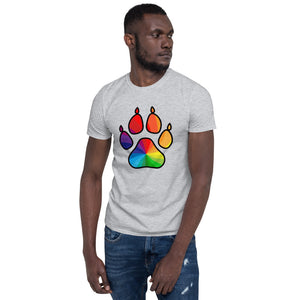 Rainbow Bear Paw Short-Sleeve T-Shirt